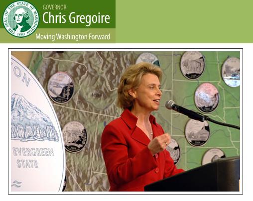 News From Washington State Governor Gregoire