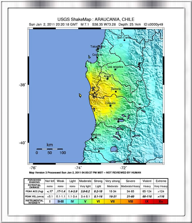 earthquake chile 2011. The worst Chile earthquake was